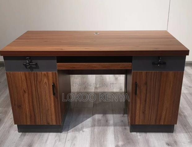 Office Desk : 1.4m Premium Executive Office Desk - thumbnail 3