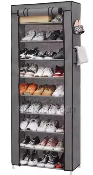 10 Tiers Non-Woven Fabric Shoe Rack Organizer