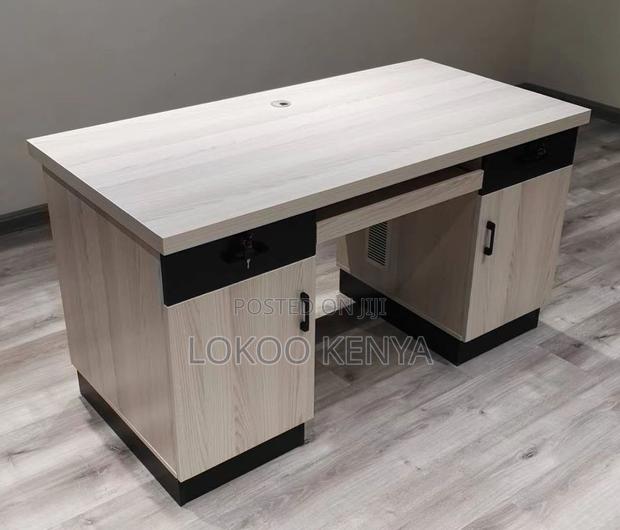 Office Desk : 1.4m Premium Executive Office Desk - thumbnail 4