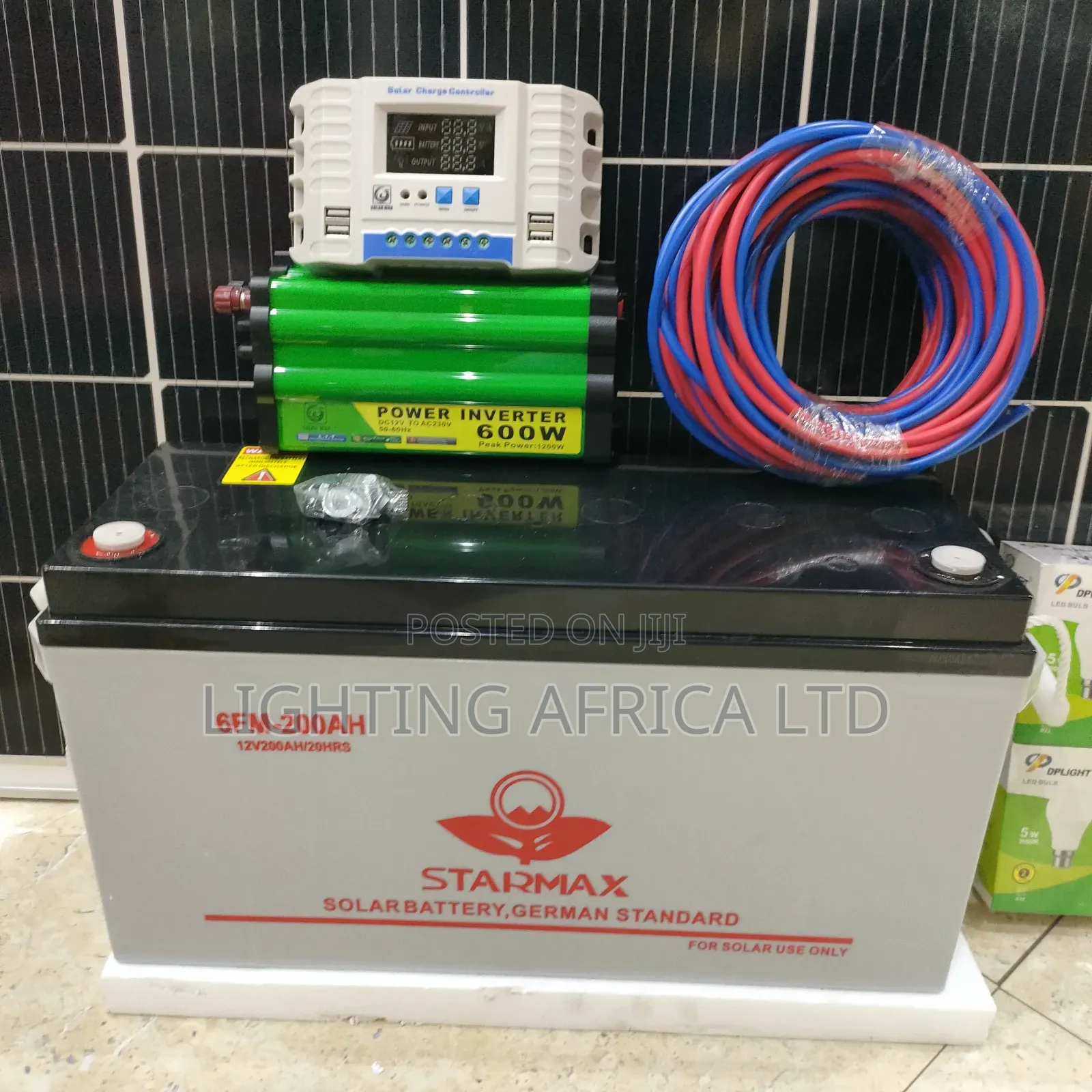 470w Solar System - 470w Solar - 200ah Battery - 200ah Battery - 40a
