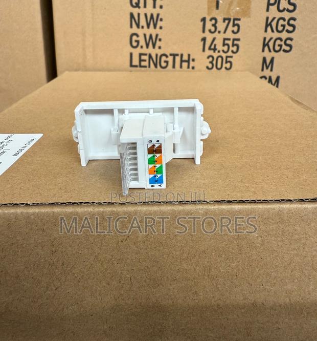 Durable Rj45 Jack Module Cat5e Network Plug