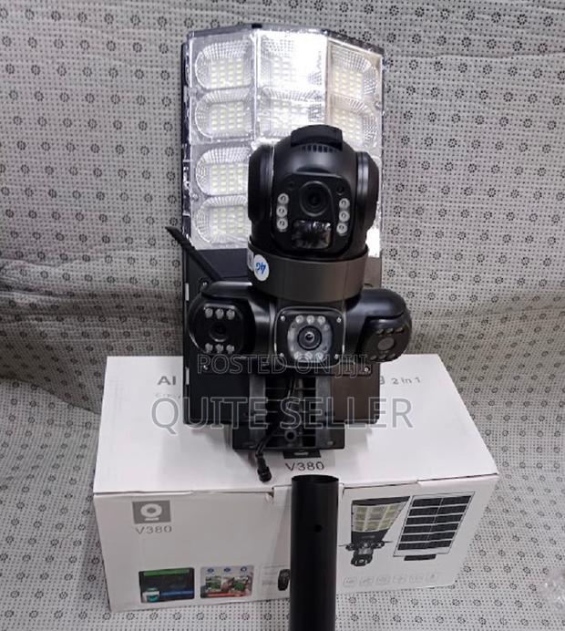 Smart 3 In1 Ai Solar Camera With Street Light Solar System