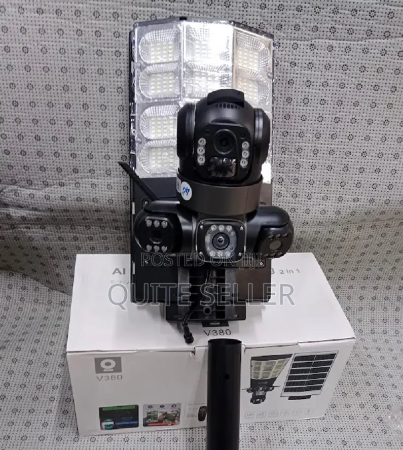 Smart 3 In1 Ai Solar Camera With Street Light Solar System