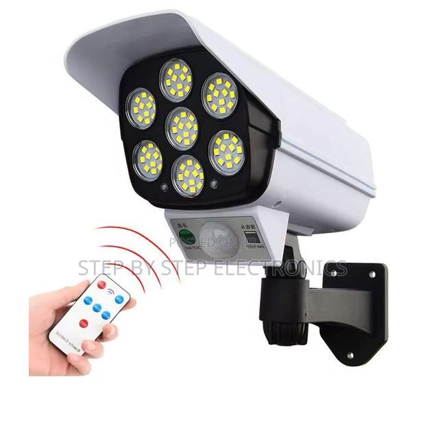 Dummy Fake CCTV Camera Motion Sensor Activated Solar Light