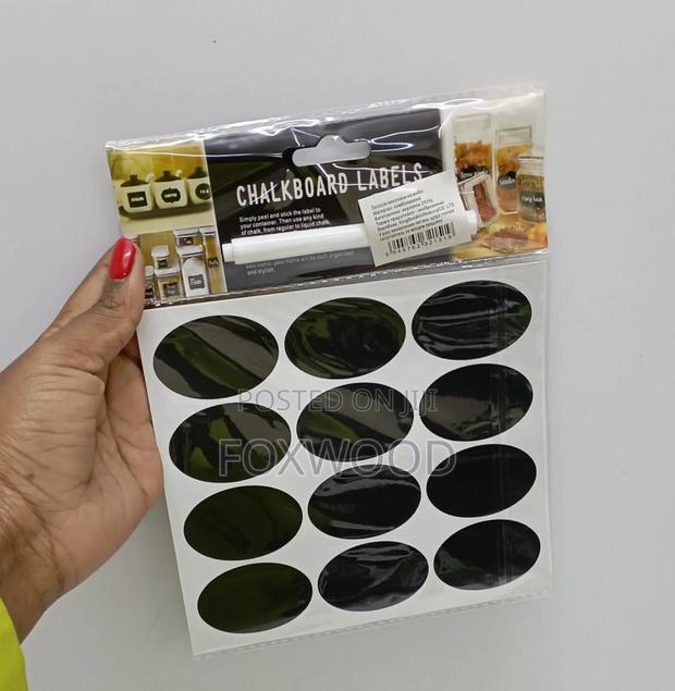 24pcs Waterproof Jar Labels With a Pen. - main view