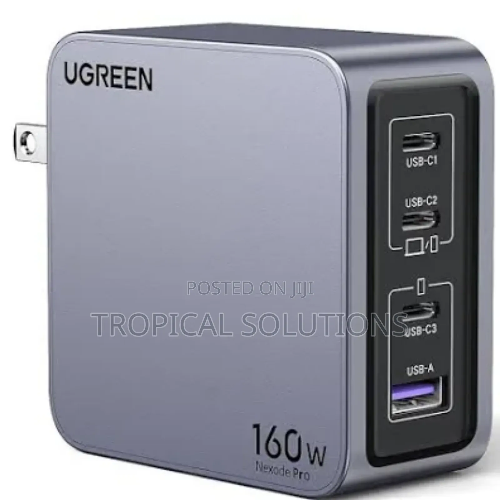 Ugreen Nexode Pro 160w 4-Port Gan Fast Charger Uk Grey X763