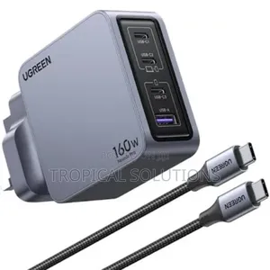 Ugreen Nexode Pro 160w 4-Port Gan Fast Charger Uk Grey X763