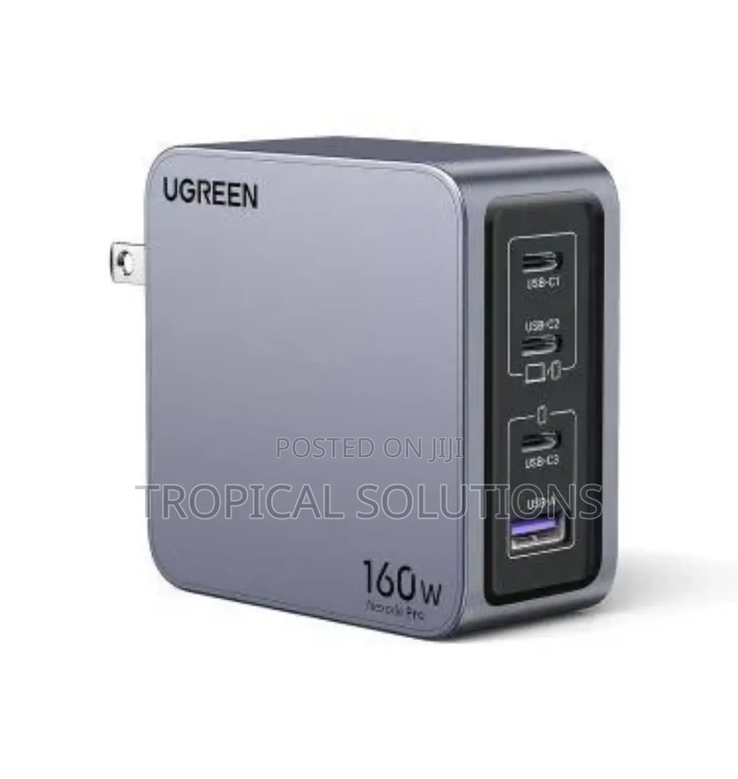 Ugreen Nexode Pro 160w 4-Port Gan Fast Charger Uk Grey X763
