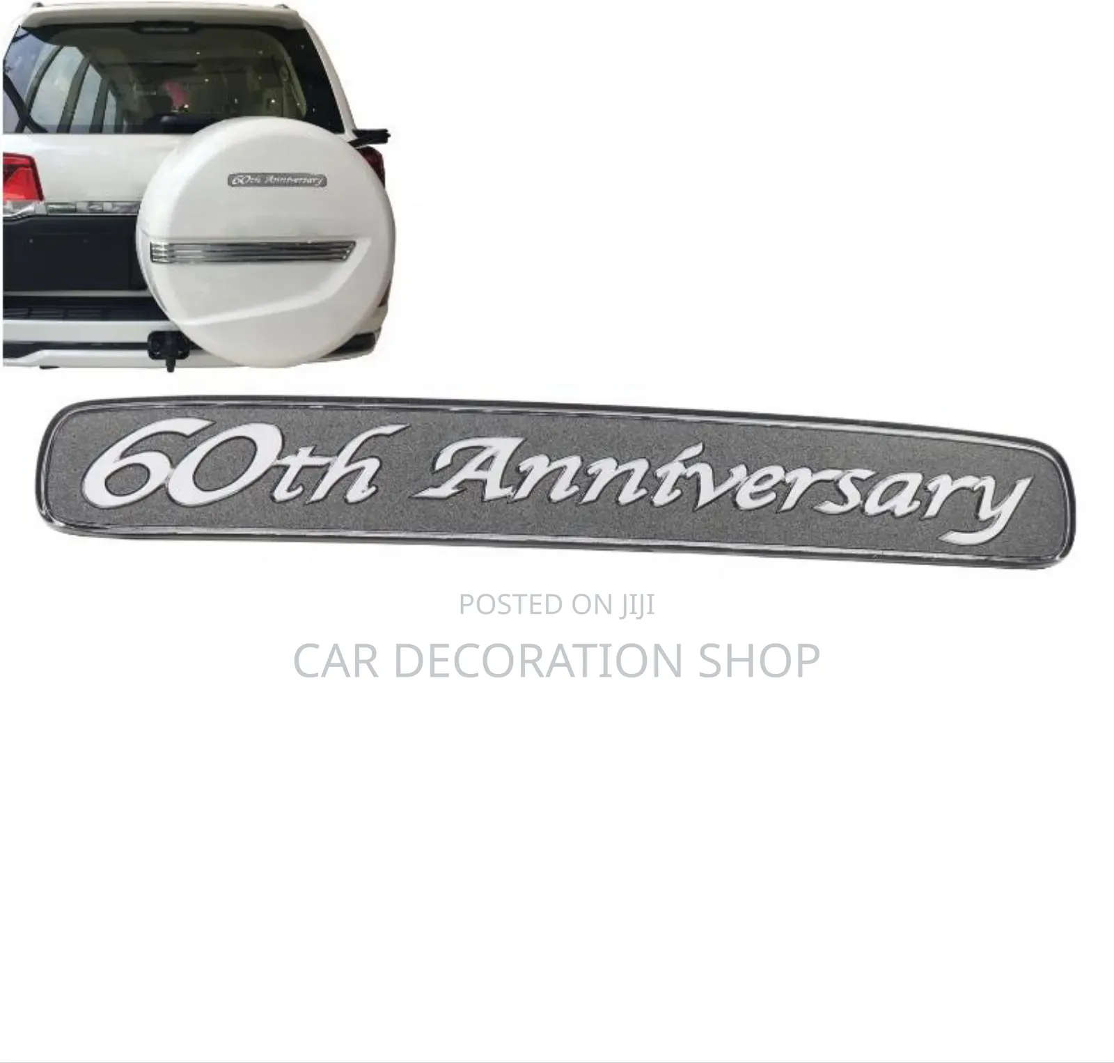 60th Anniversary Side Body Emblem Plate