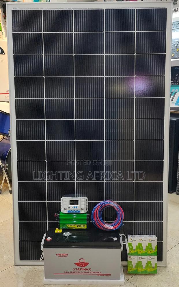 Best 500w Solar - 600w -1200w Inverter - 200ah Battery Support 43" Tv - main view