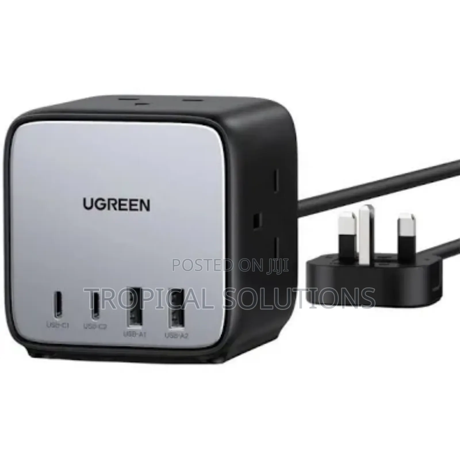 Ugreen Diginest Cube Power Strip (3ac Outlets + 65w 2a2c) Uk