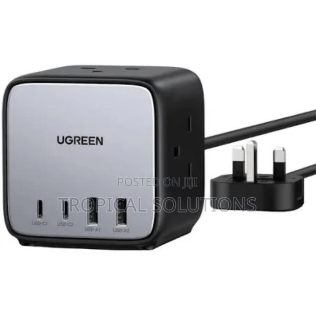 Ugreen Diginest Cube Power Strip (3ac Outlets + 65w 2a2c) Uk