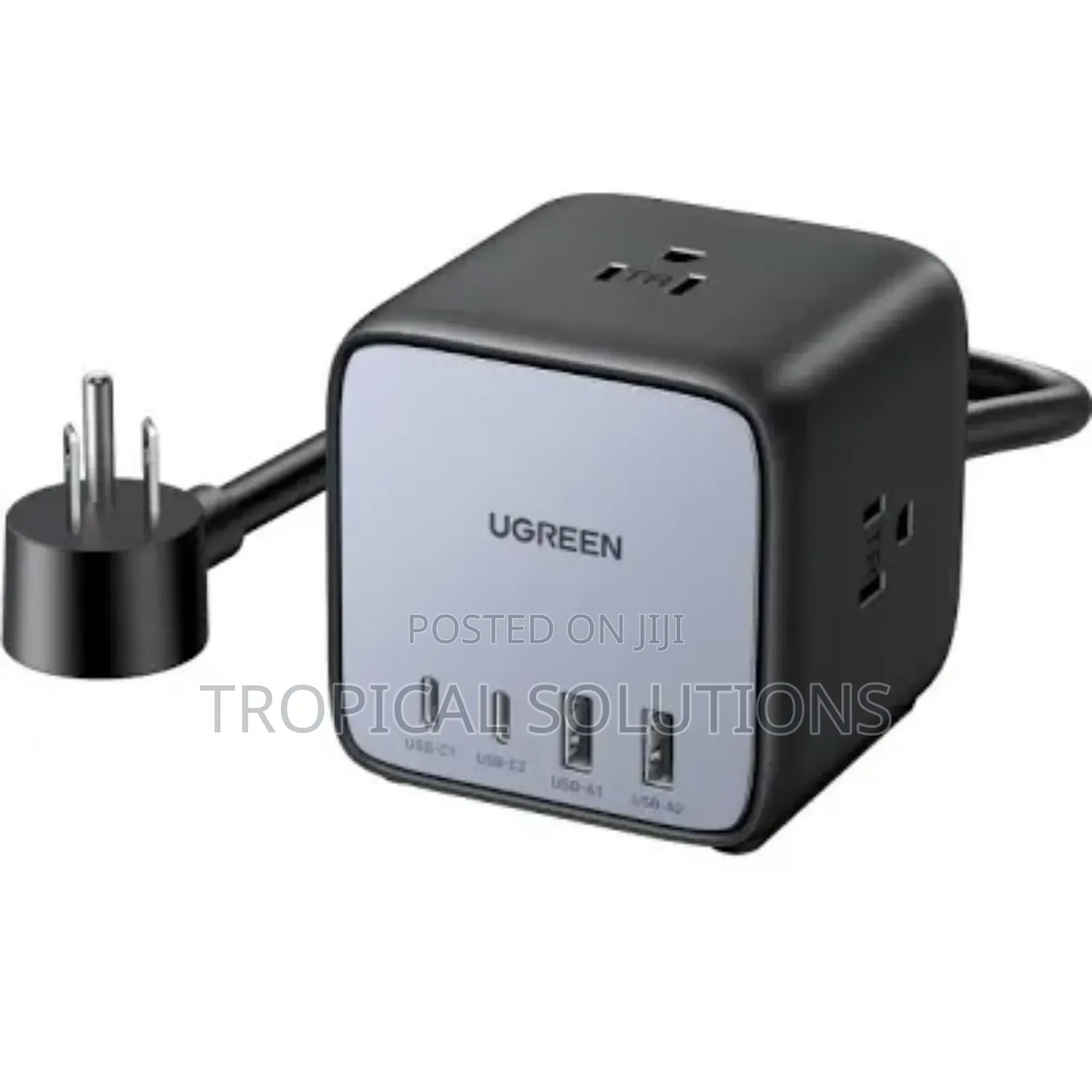 Ugreen Diginest Cube Power Strip (3ac Outlets + 65w 2a2c) Uk