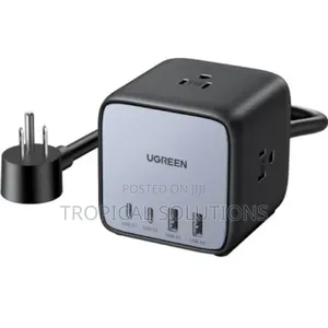 Ugreen Diginest Cube Power Strip (3ac Outlets + 65w 2a2c) Uk