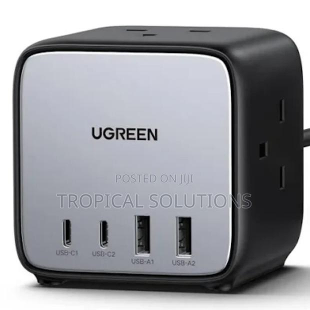 Ugreen Diginest Cube Power Strip (3ac Outlets + 65w 2a2c) Uk - thumbnail 5