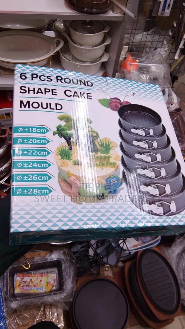 6 PCS Round Shape Cake Mould