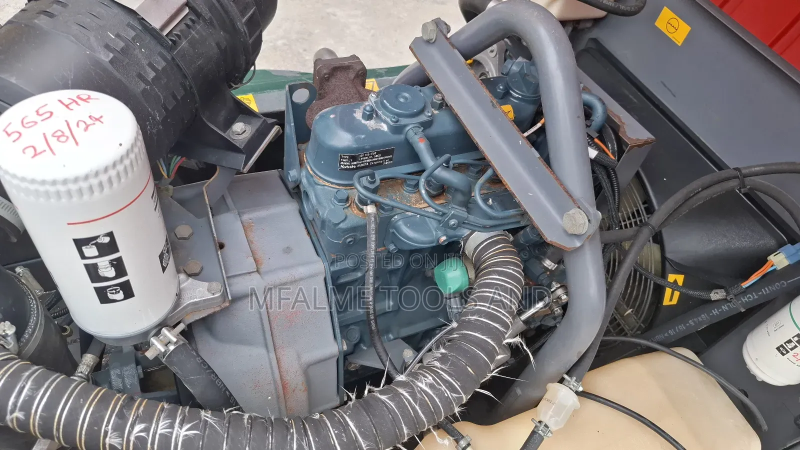Compressor 2014 Atlas Copco Xas47kd 3cyl Kubota Engine 7bars Min Ex-uk