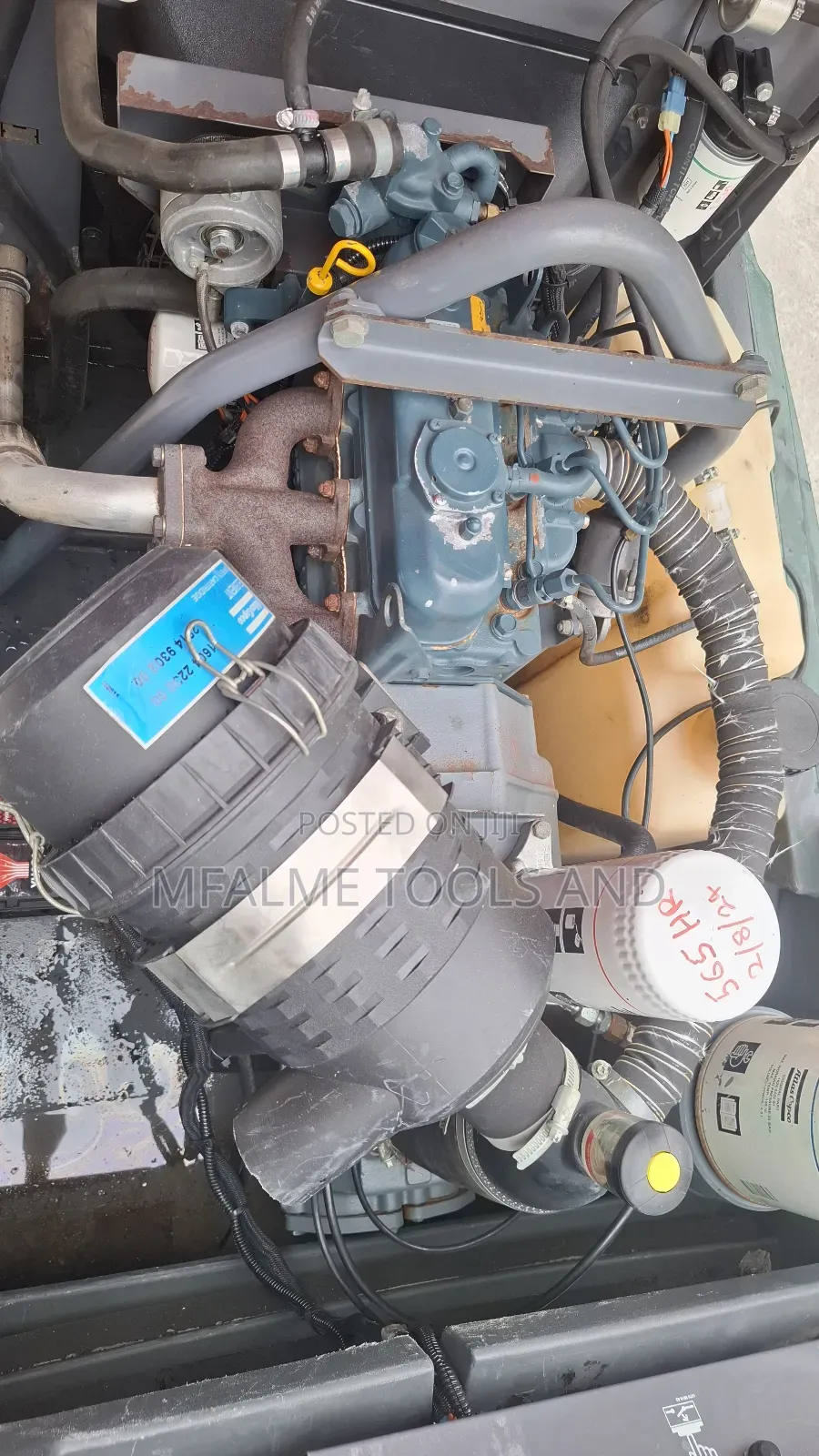 Compressor 2014 Atlas Copco Xas47kd 3cyl Kubota Engine 7bars Min Ex-uk