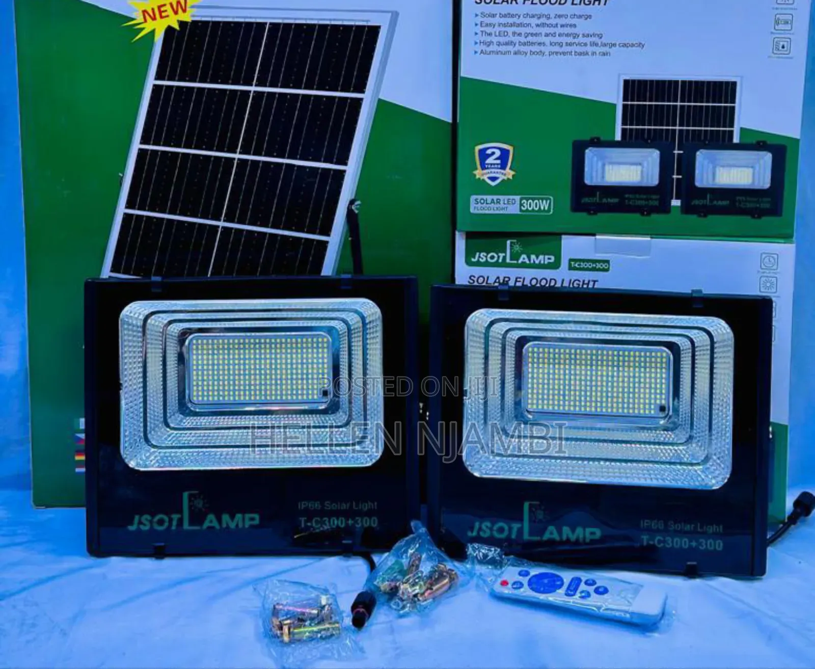 300watts Solar Floodlight 2in1