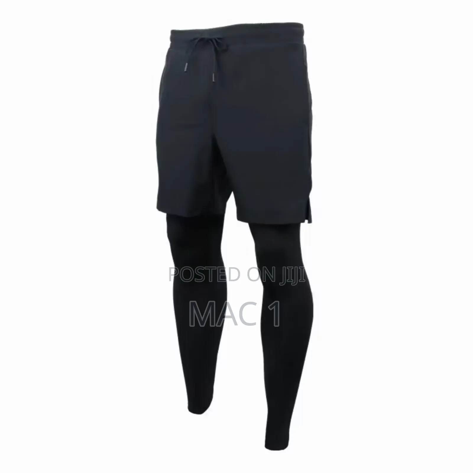 Gym Shorts With Long Sweat Compression Tight