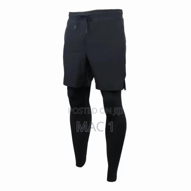 Gym Shorts With Long Sweat Compression Tight - thumbnail 3