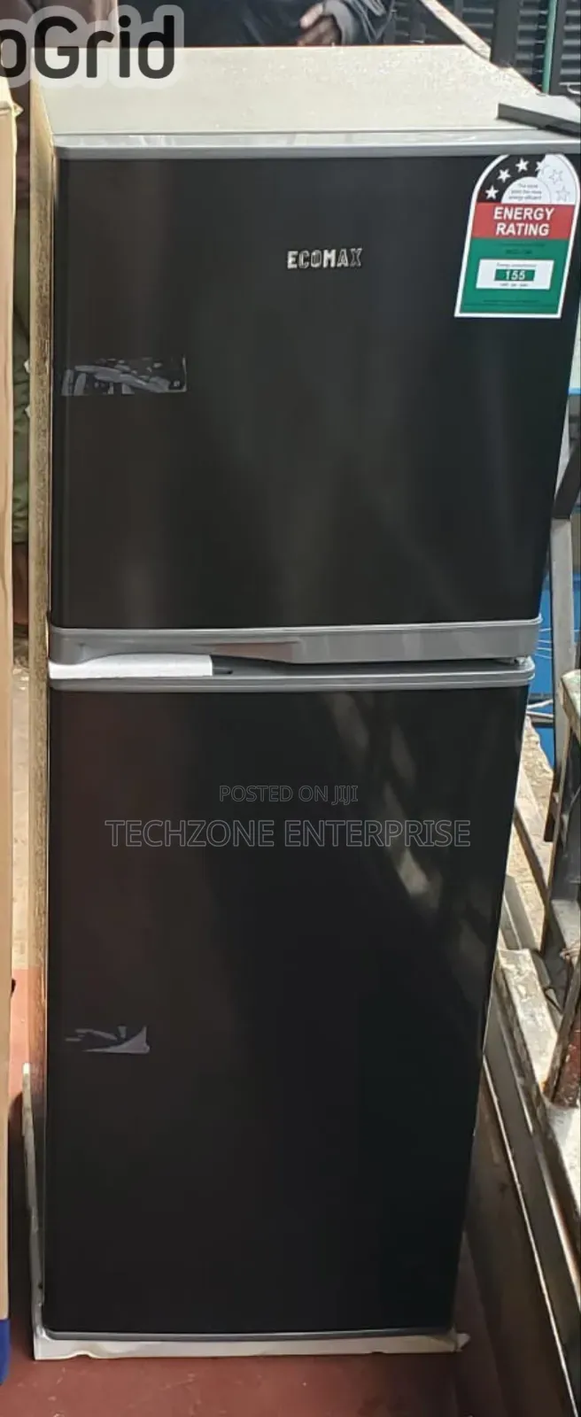 Ecomax 138 Litres Dark Silver Double Door Fridge Quality