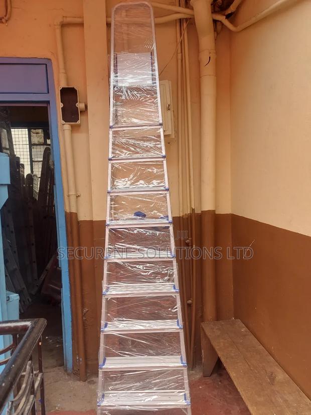 Aluminium 10 Steps Ladder a-Type - main view