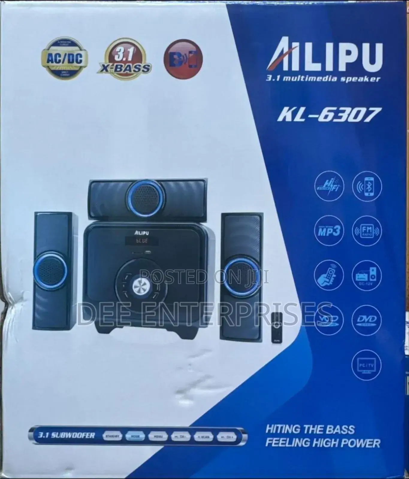 Alipu 3.1ch Multimedia Speaker Kl-6307