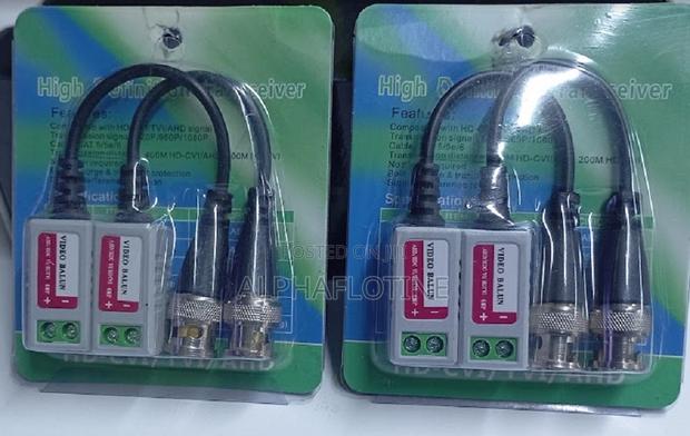 Small and Discreet CCTV Video Baluns Connector
