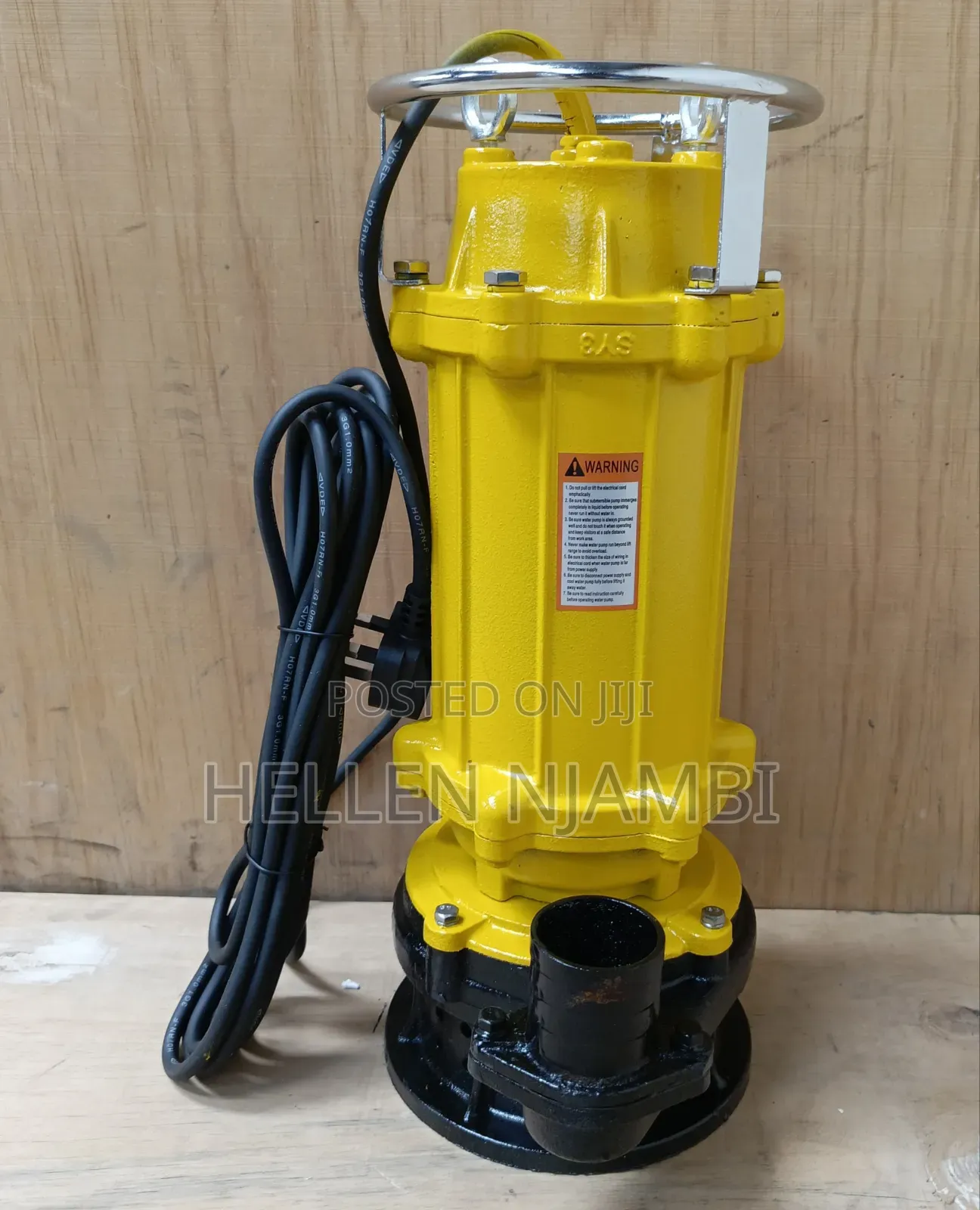 Sewer Pump 2.0hp
230l/Min 
25m Height