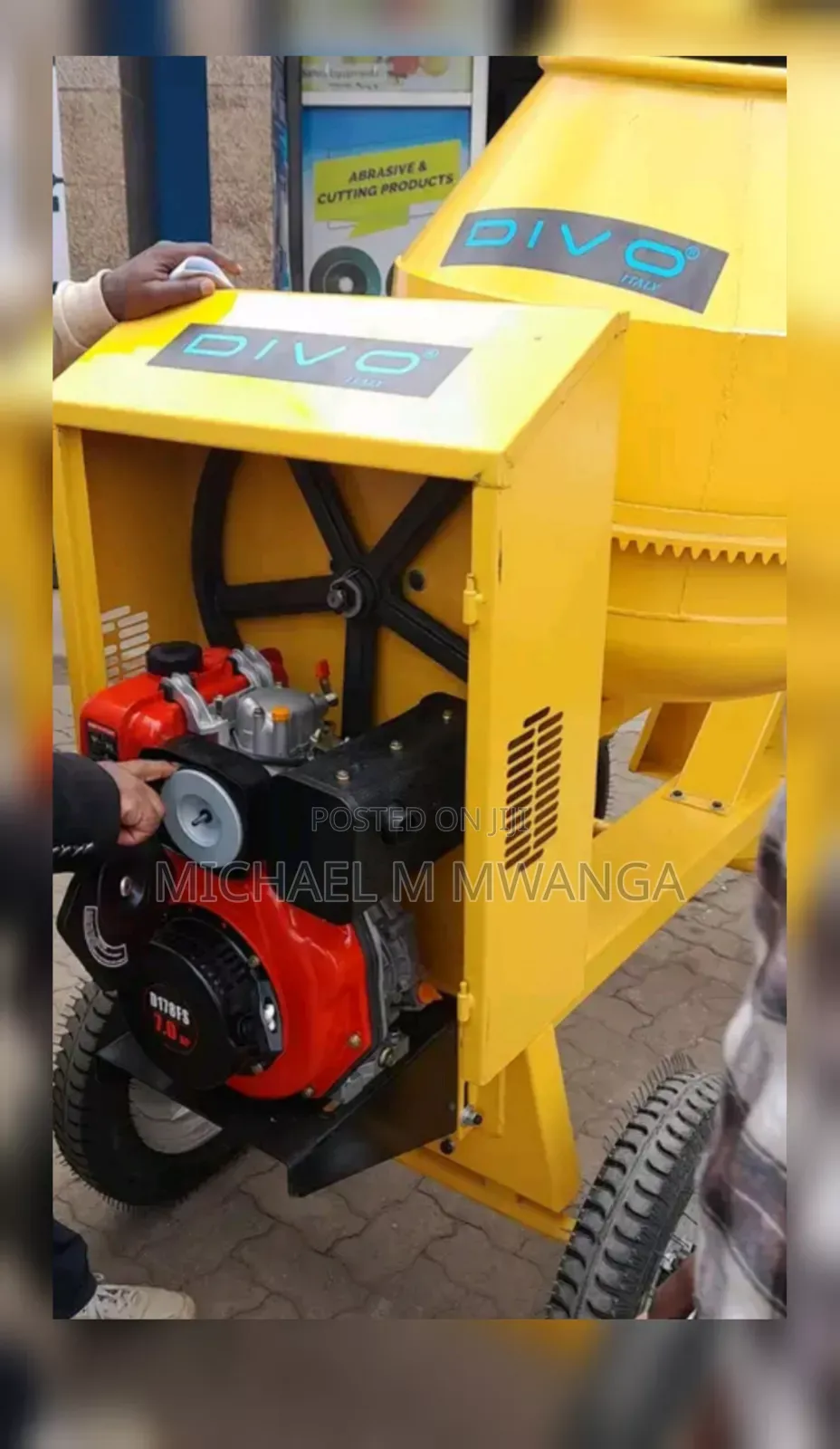 Concrete Mixer, 500l, Machine