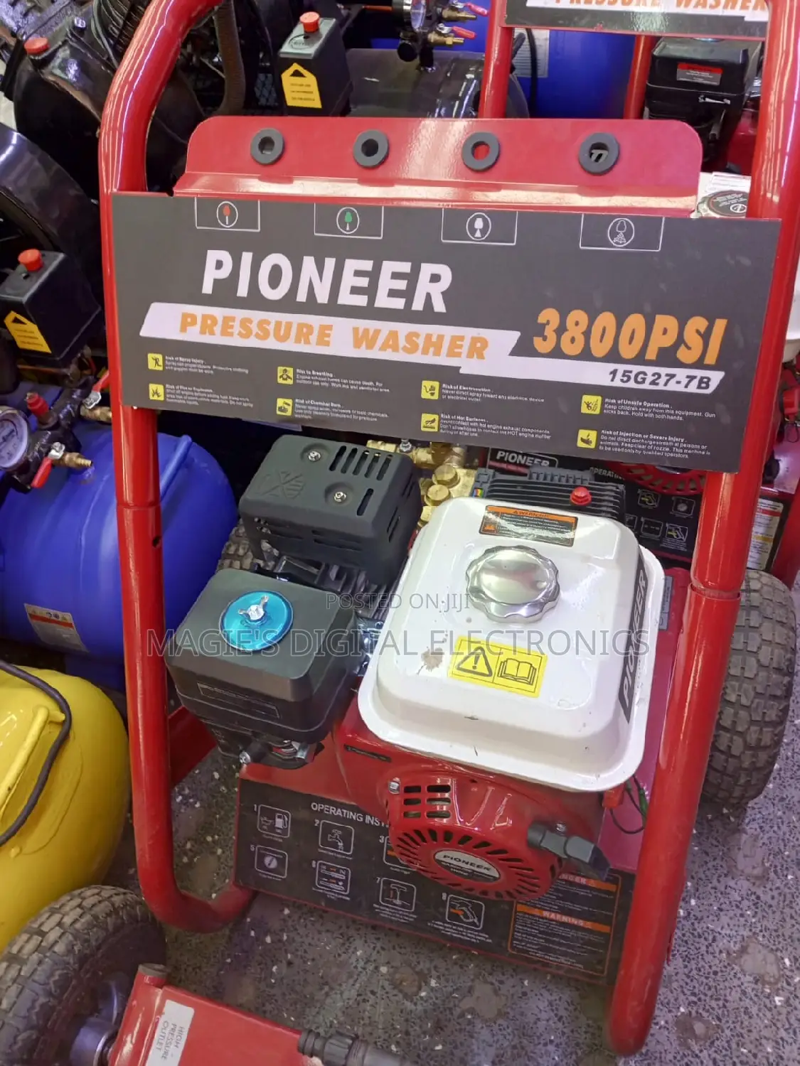 Highly Recommend 3800psi Pioneer Petrol Pressure Washer