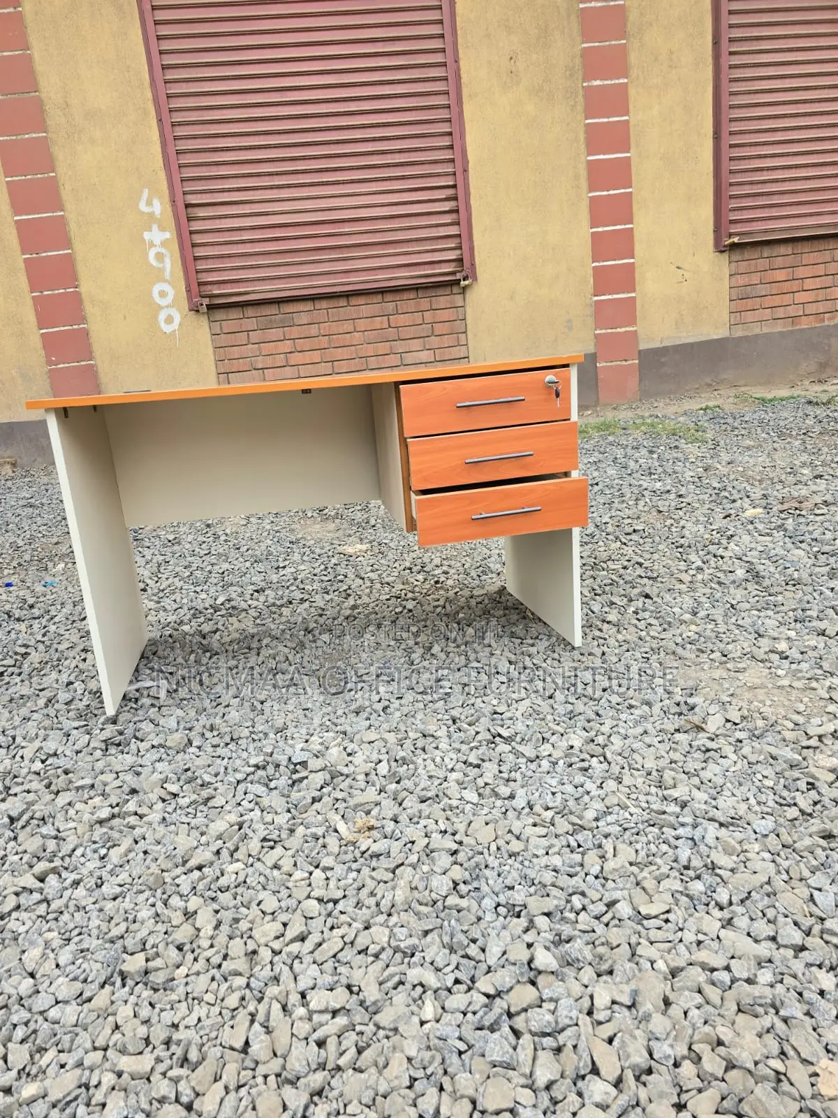 120cm Advanced Simple With Attached Drawers Desk