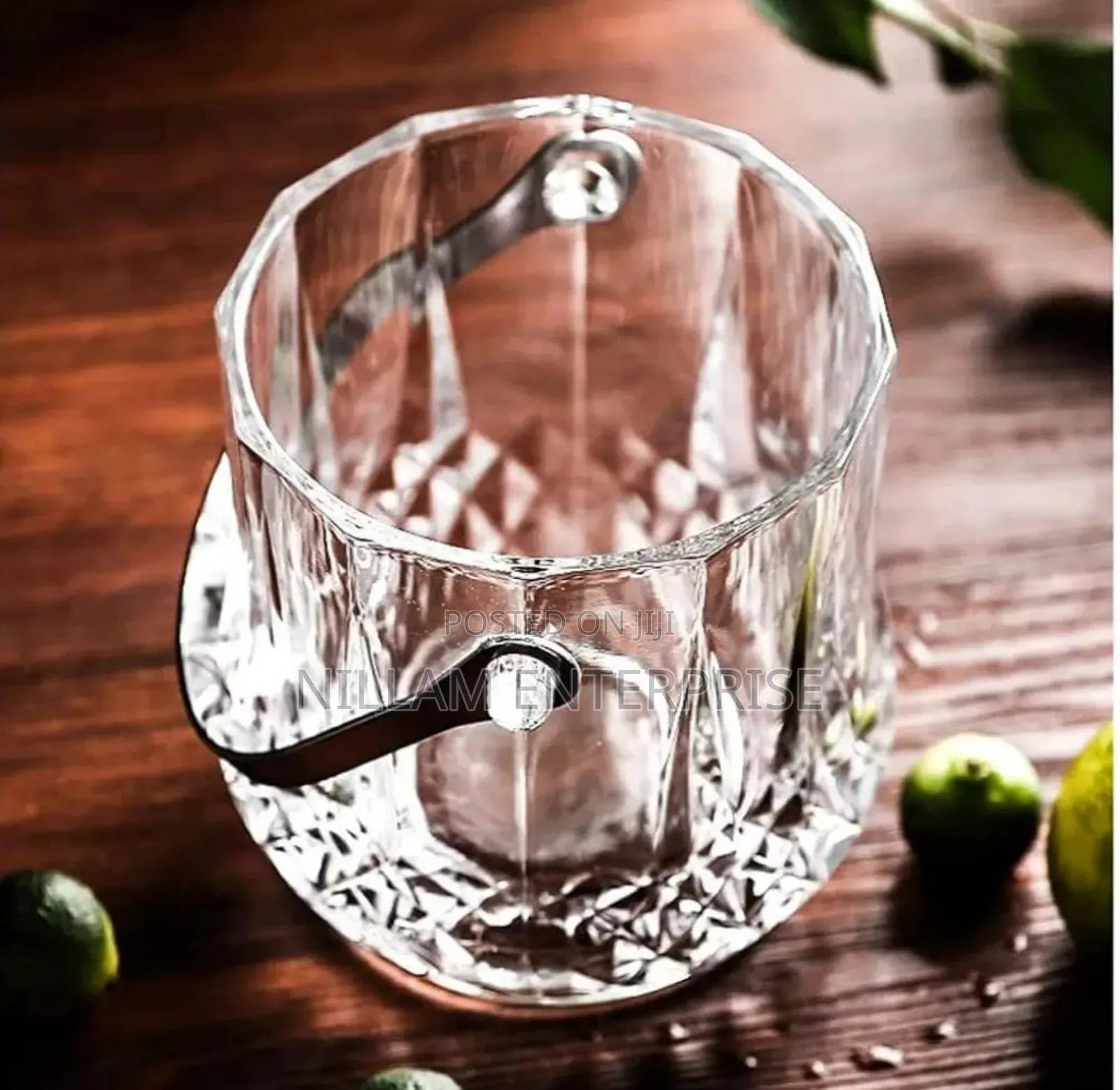 Portable Ice Cube Bucket With Handle