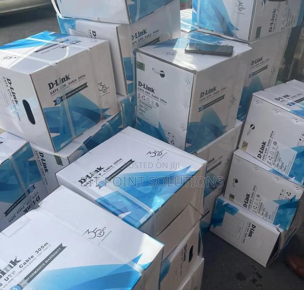 D-Link Cat6 Utp 24awg PVC Cable Roll 305m - Gray - thumbnail 2