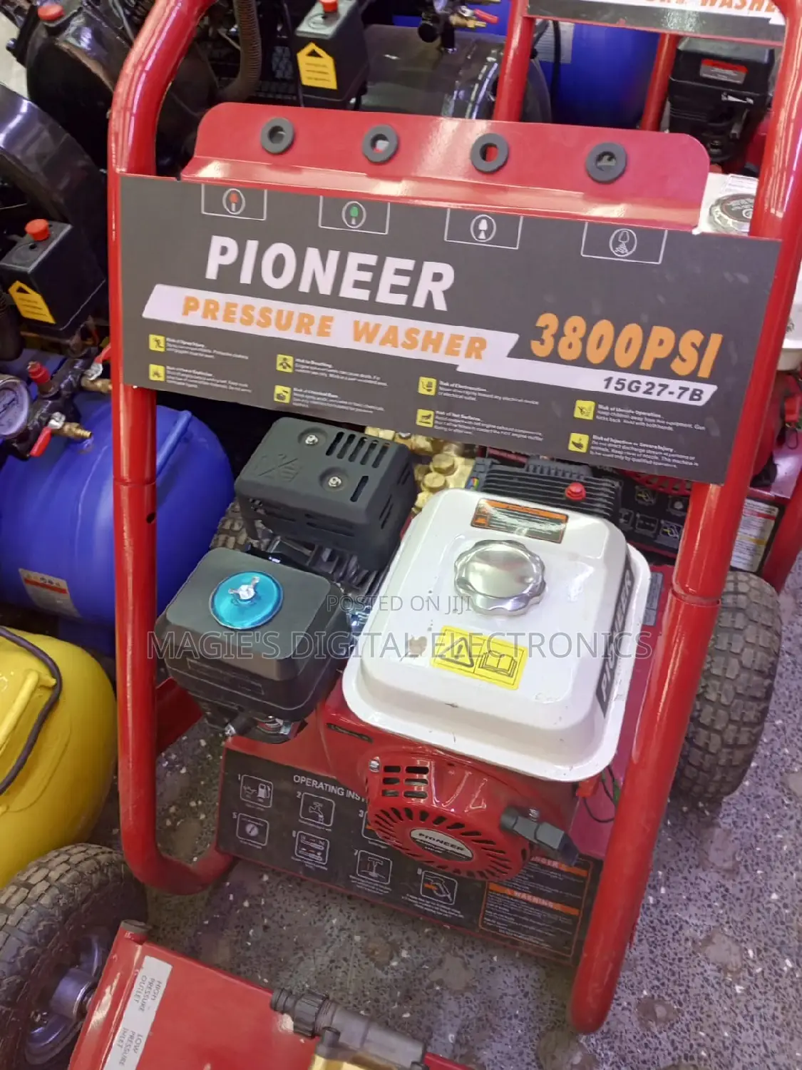 Super Quality 3800psi Pioneer Petrol Pressure Washer