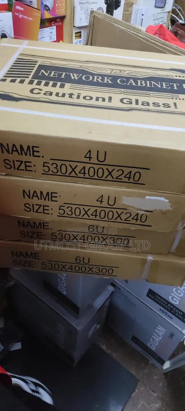 Compact 6u Data Rack – Networking Cctv Equipment Storage - main view