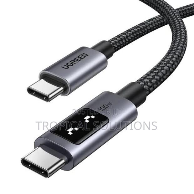 Ugreen Uno Robot Usb-C to Usb-C 100w Fast Charging 5a Cable