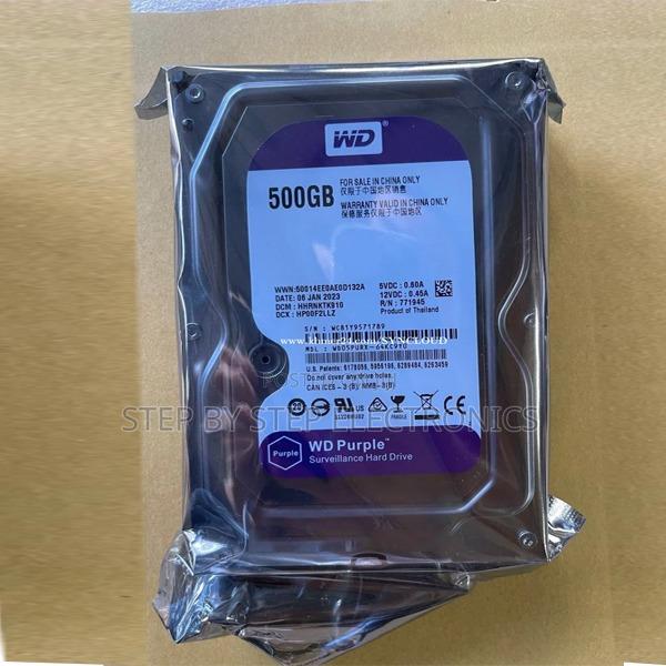 Enhanced Durability Wd 500gb Purple Surveillance 3.5" Sata Hard Disk