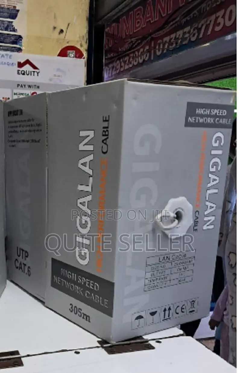 New Giganet Cat 6 Lanethernet Cable 305m