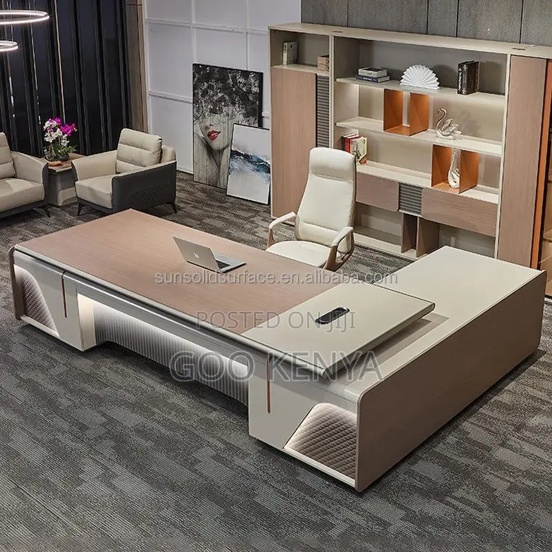Office Desk ; 2.4meter High Quality Modern Executive Desk