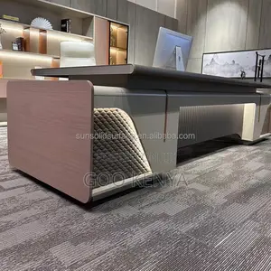 Office Desk ; 2.4meter High Quality Modern Executive Desk