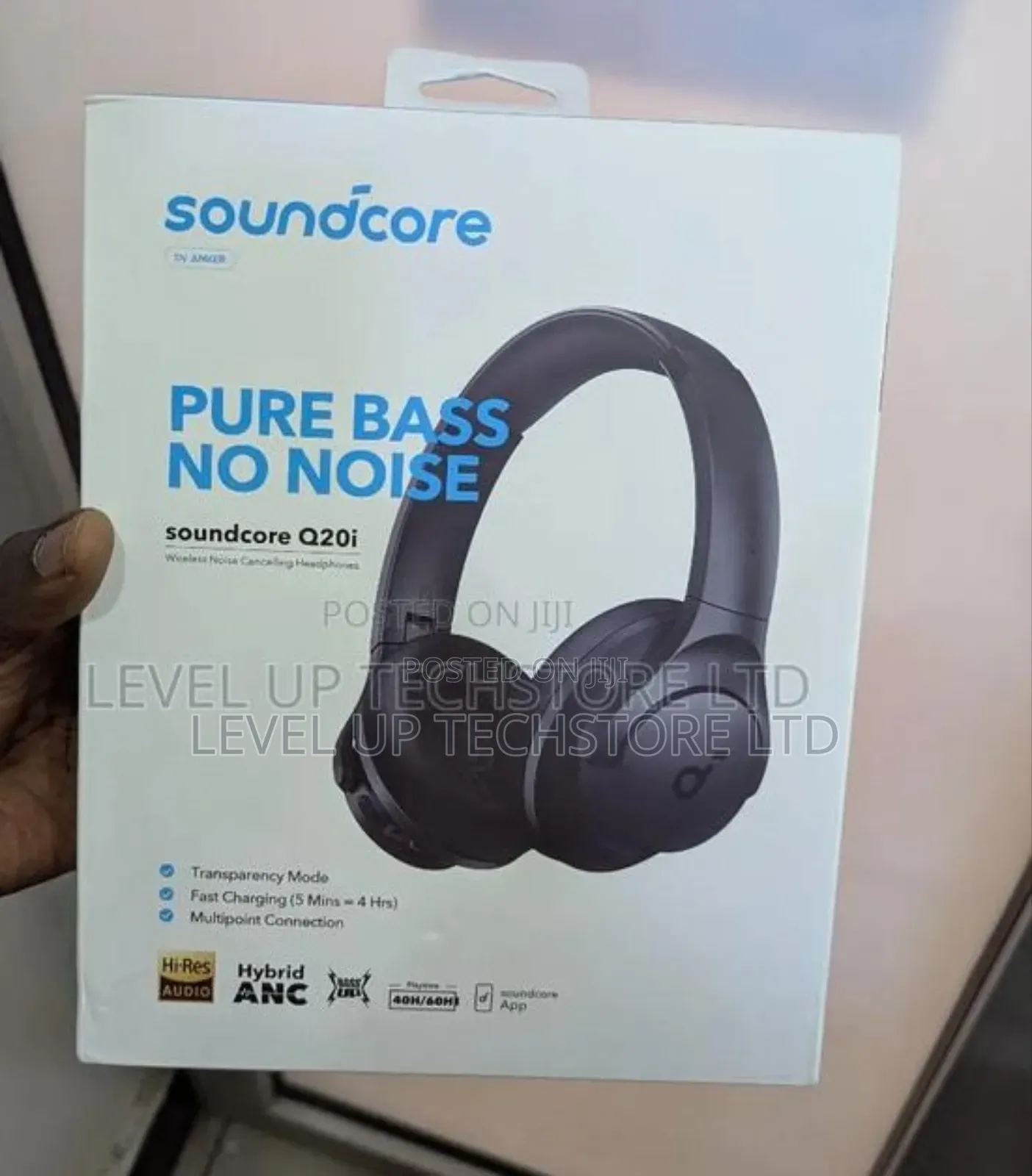 Soundcore By Anker Q20i Active Noise Cancelling Over-ear Bluetooth