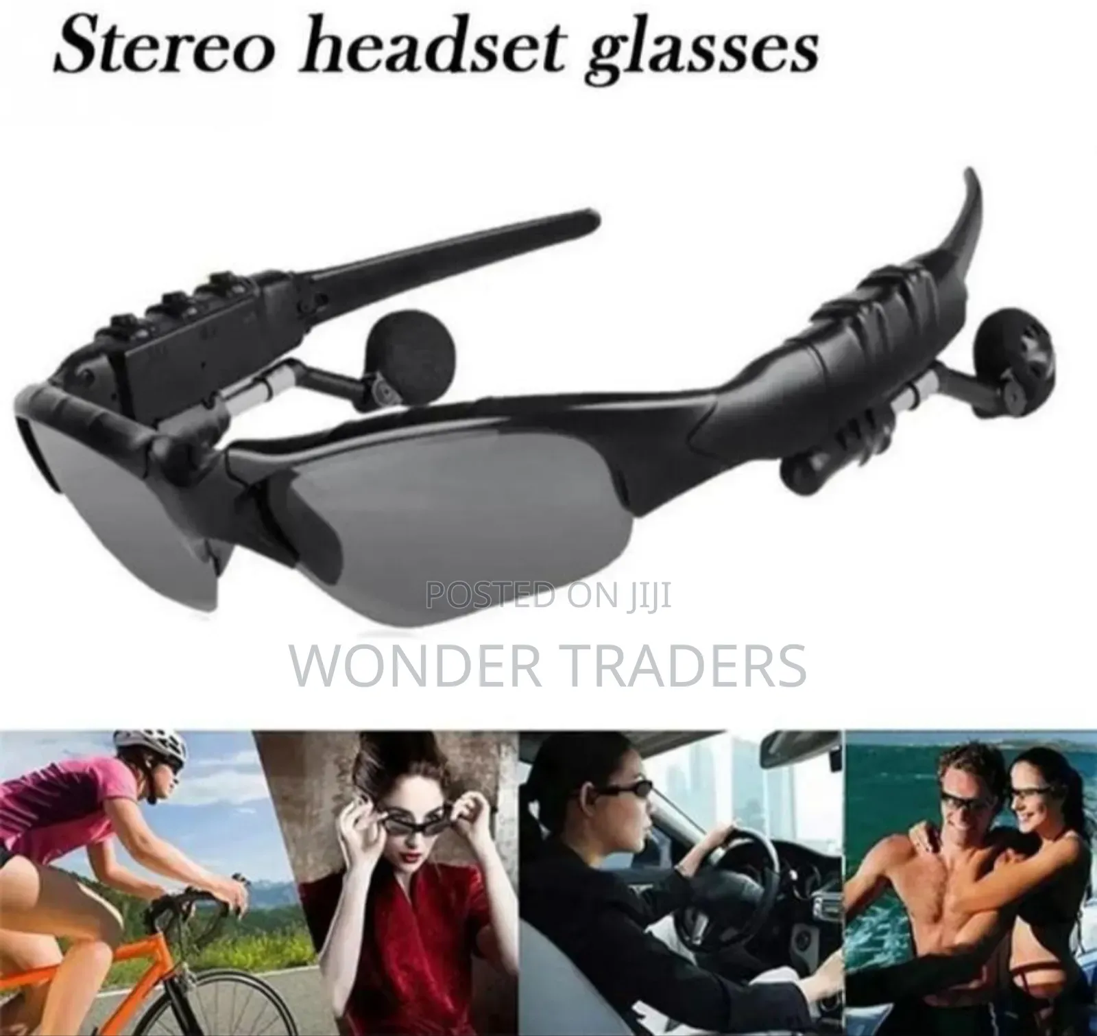 *Wireless Bluetooth Sunglasses With Uv Protection Sun Lens*