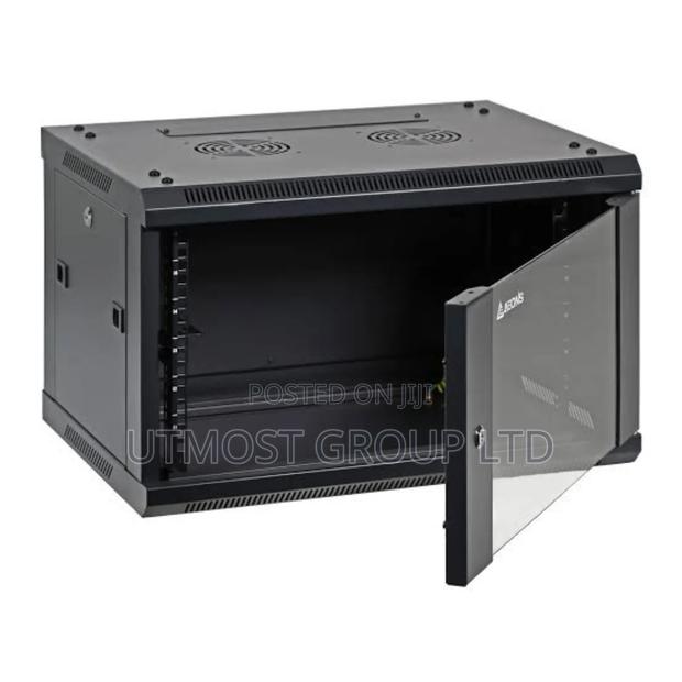 Heavy Duty 6u Wall Mount Cabinet – Secure Storage Solution - main view