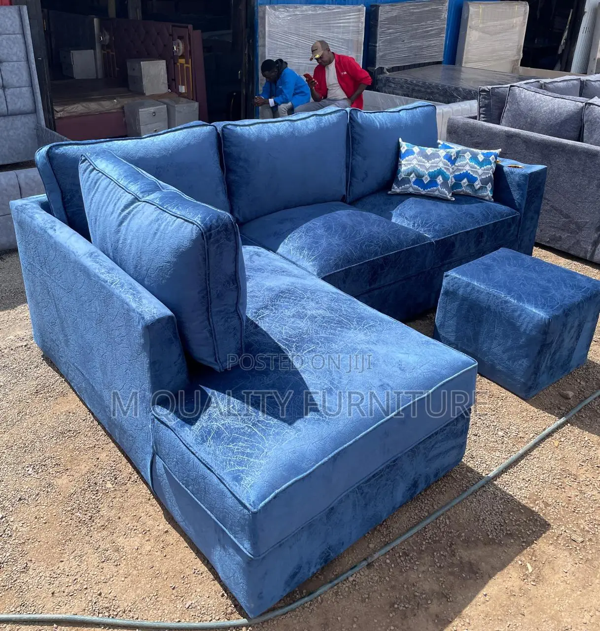 Color Pop L Shaped Sofa