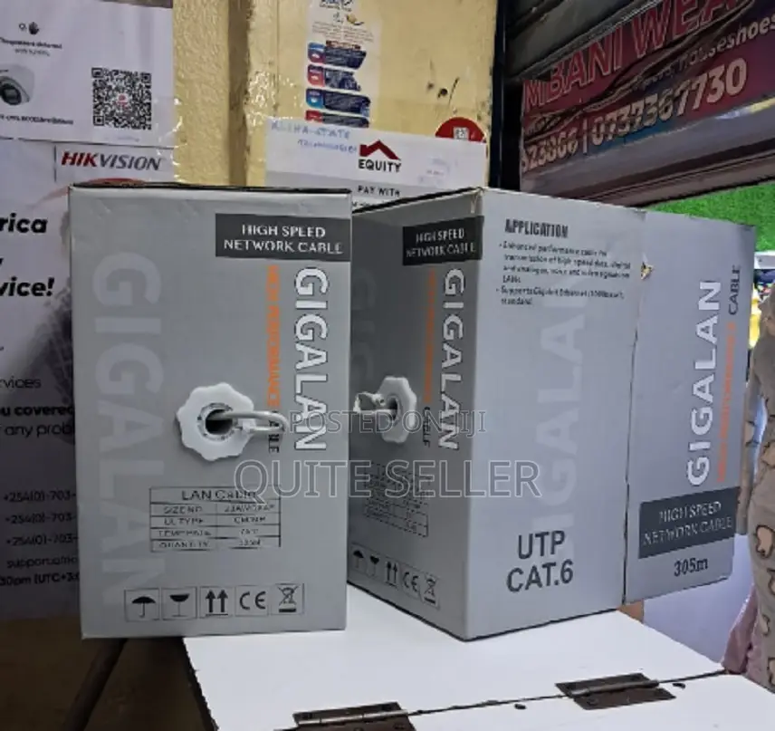 Giganet Category 6 Utp Cable Ethernet Cable 305m