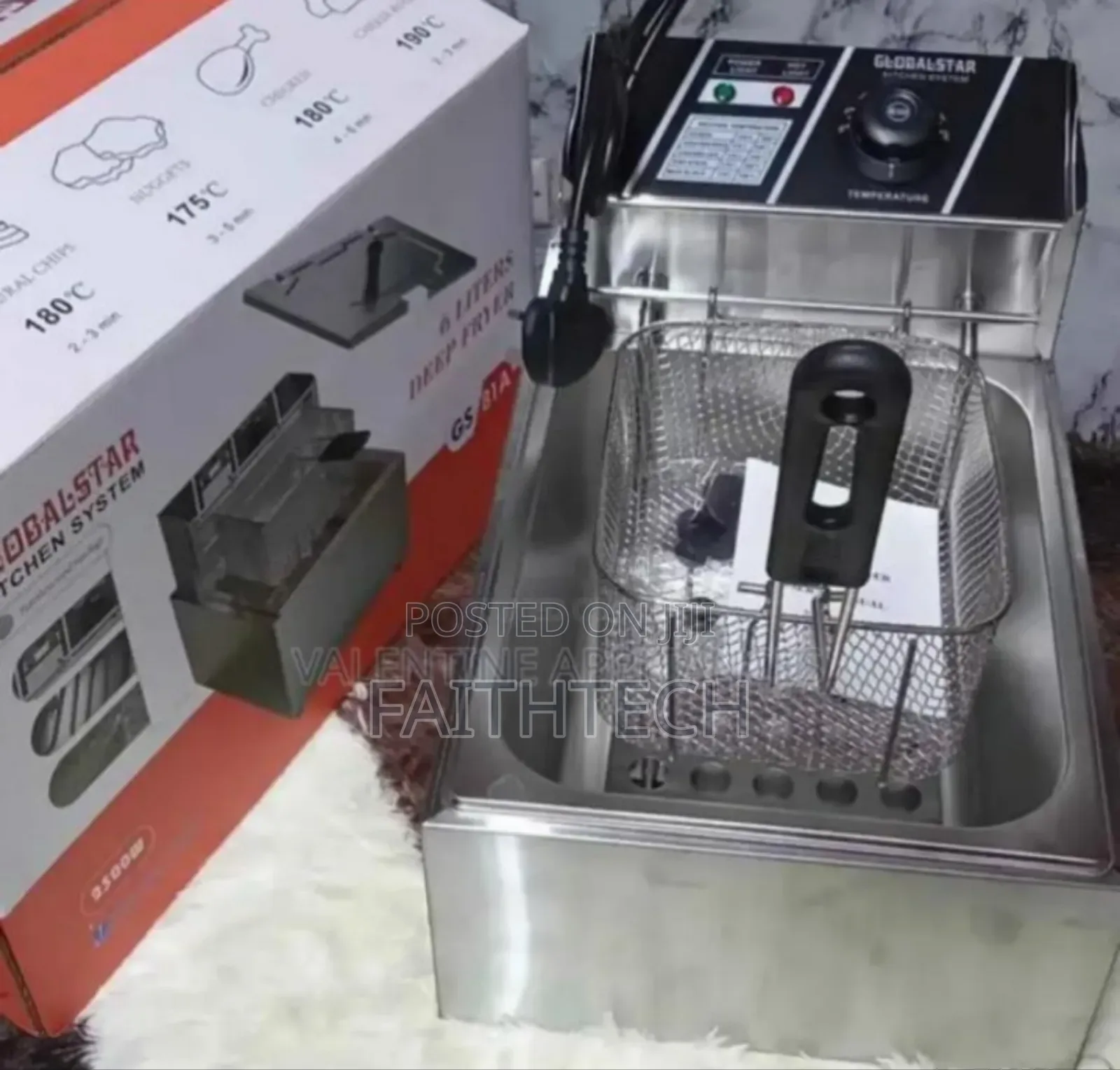 Globalstar Single Deep Fryer