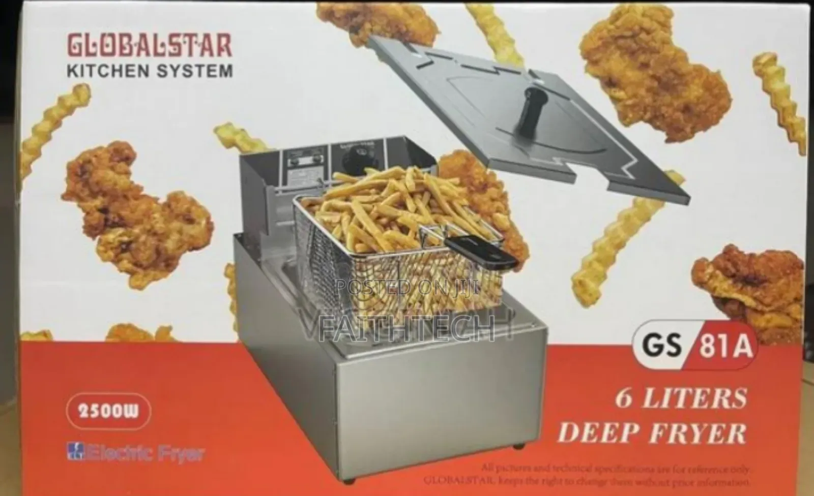 Globalstar Single Deep Fryer