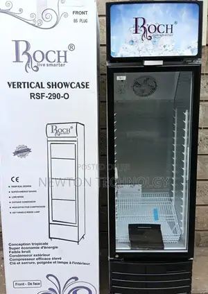 ⁠229 Litres Roch Vertical Showcase Model RSF-290-O Refrigerator